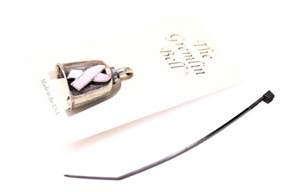 The Gremlin Bell 22-0239 Pewter Bell Breast Cancer Awareness NOS