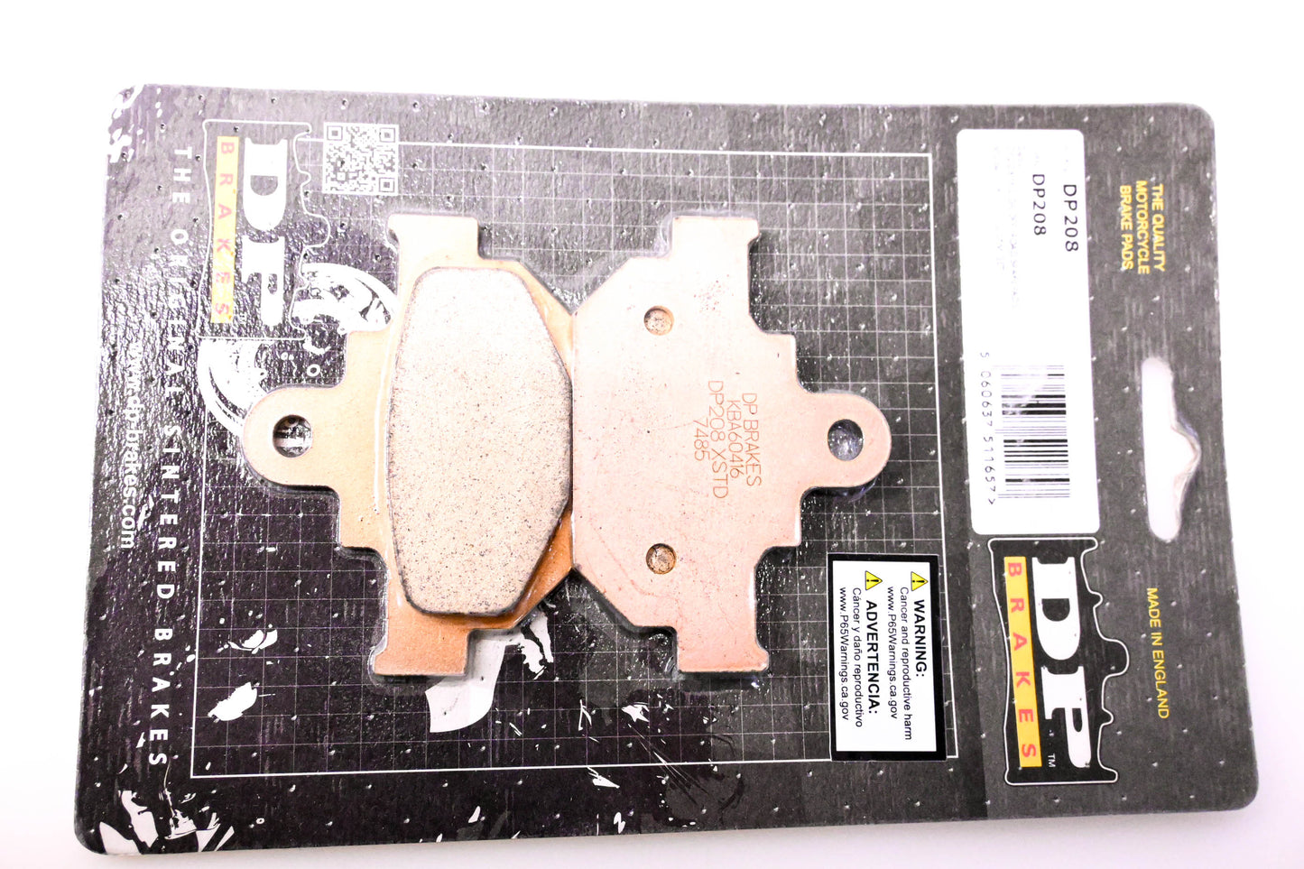 DP Brakes DP208 Off Road Brake Pad Kit NOS