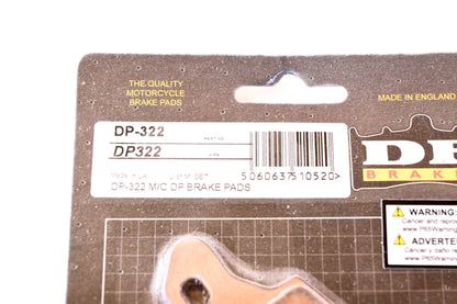 DP Brakes DP-322 Brake Pad Kit NOS