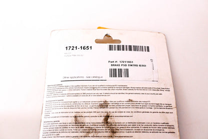 SBS 1721-1651, 829SI Brake Pad Kit NOS