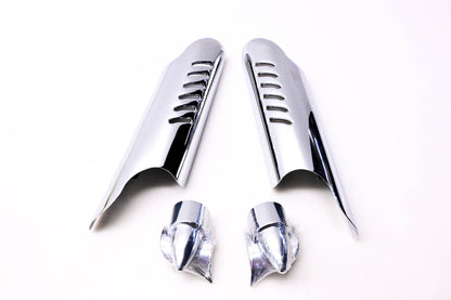 Kuryakyn 2350-0158 Lower Leg Shields With Fender Boss Cover Kit NOS