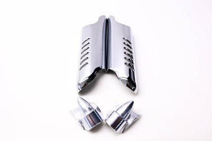 Kuryakyn 2350-0158 Lower Leg Shields With Fender Boss Cover Kit NOS