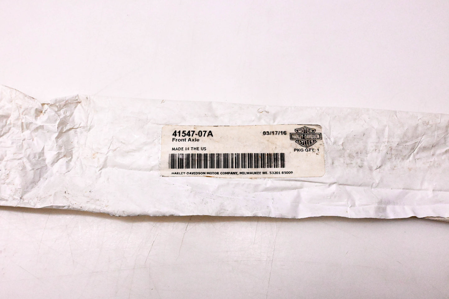 New OEM Harley-Davidson 41547-07A Front Axle NOS