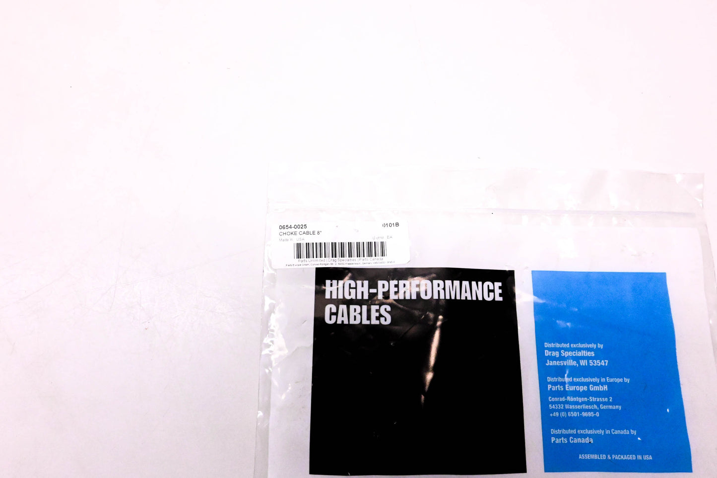 Drag Specialties 0654-0025 8" Choke Cable NOS