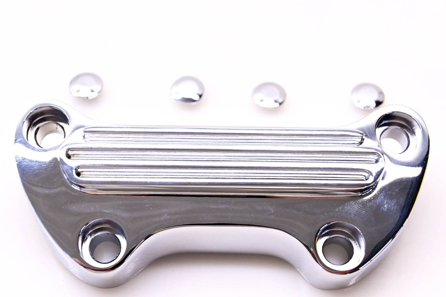 Drag Specialties 0603-0003 Finned Handle Bar Clamp NOS