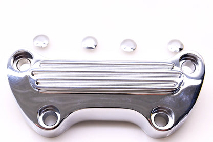 Drag Specialties 0603-0003 Finned Handle Bar Clamp NOS