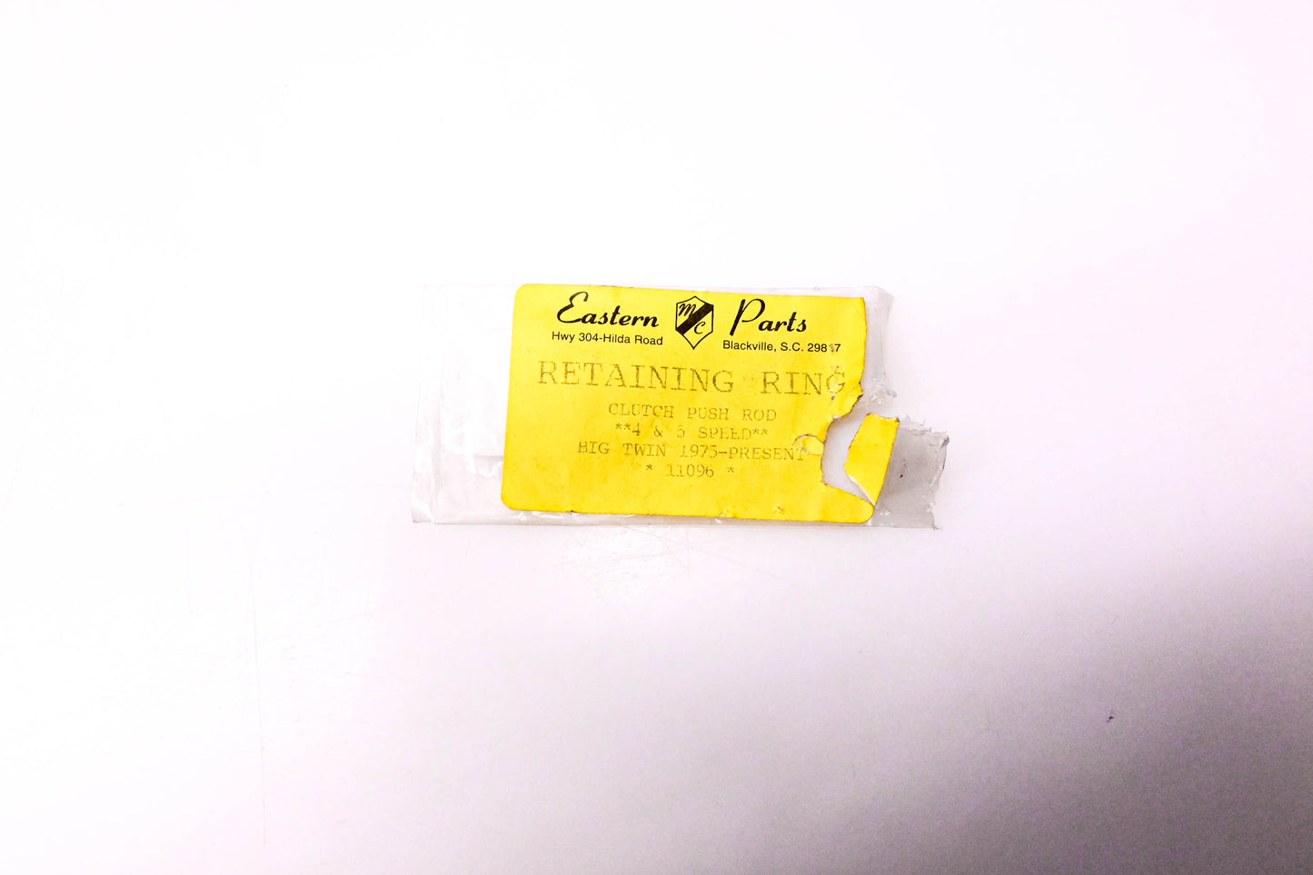 Eastern Parts 11096, DS-188029 Clutch Push Rod Retaining Ring NOS