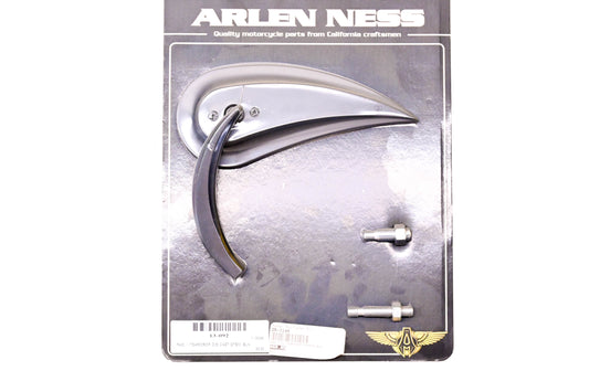 Arlen Ness 13-092 Black Rad III Teardrop Mirror NOS
