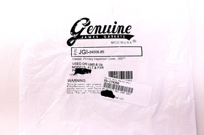 James Gaskets JGI-34906-85, DS-174350 Primary Inspection Cover Gasket NOS