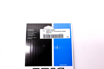 Drag Specialties 1003-0291 Carburetor Rebuild Kit NOS