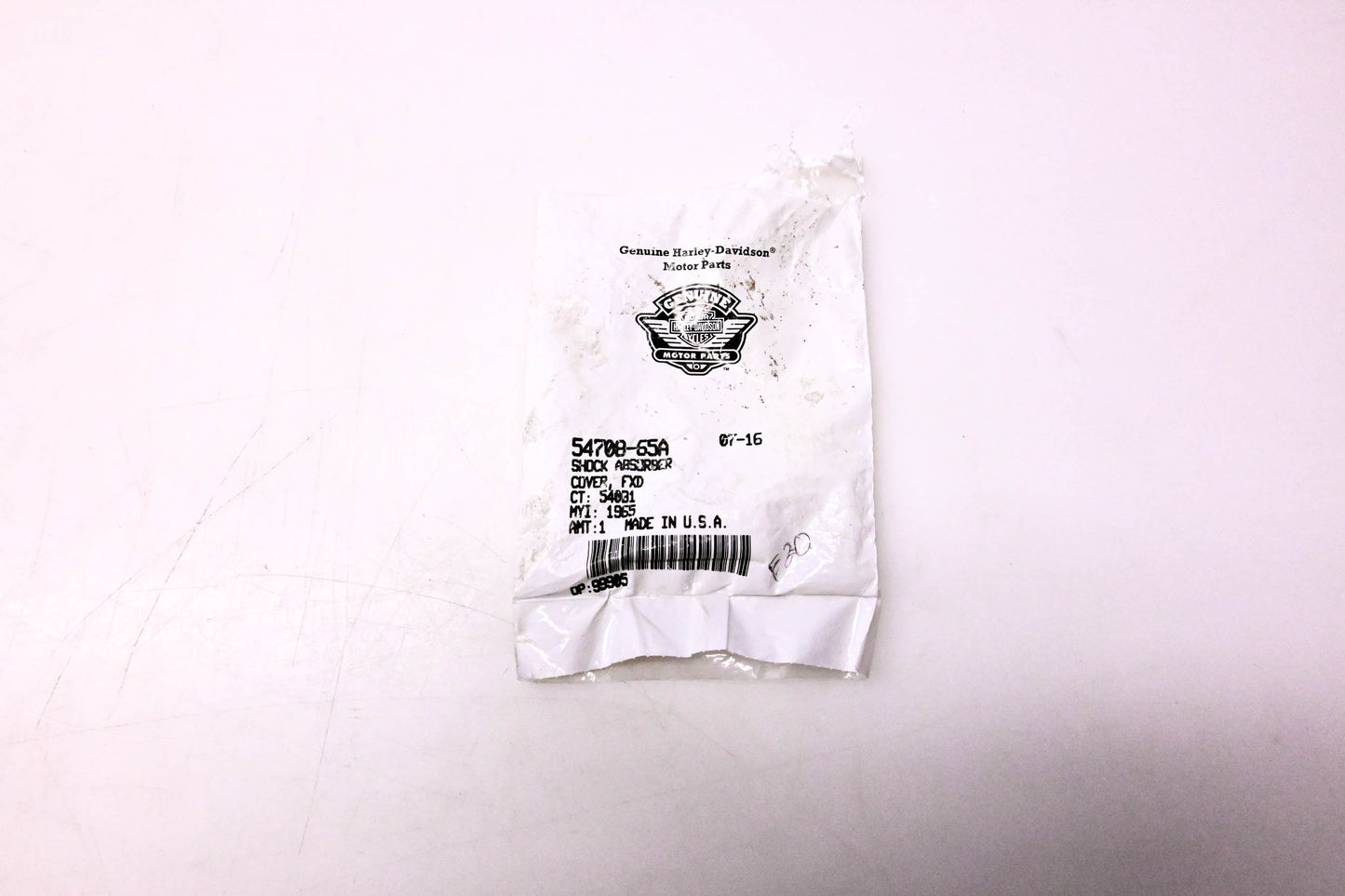 New OEM Harley-Davidson 54708-65A Shock Absorber Cover NOS