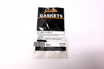 James Gasket JGI-11105-X, DS173430 Oil Pump Cap & Drain Plug O-Ring, Oversized NOS