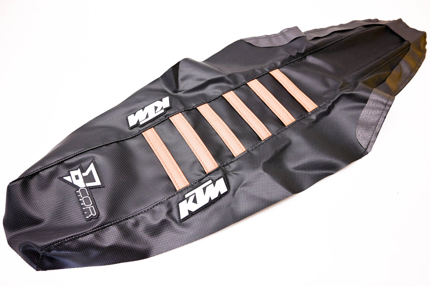 Dcor Visuals 30-30-216, 862-30216 Black Ribbed Seat Cover NOS