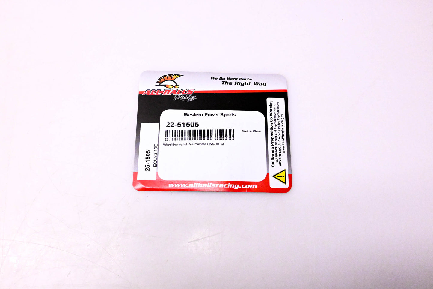 All Balls 22-51505, 25-1505, ECU30-10E Wheel Bearing Kit NOS