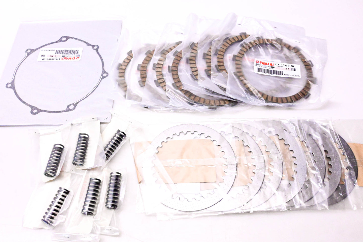 New OEM Yamaha 2S2-W001G-10-00 Clutch Plate Kit NOS