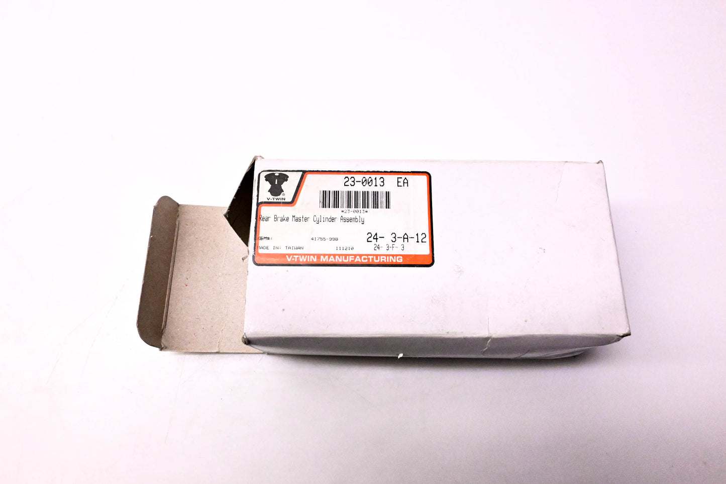 V-Twin 23-0013, 41755-99B Rear Brake Master Cylinder Assembly NOS