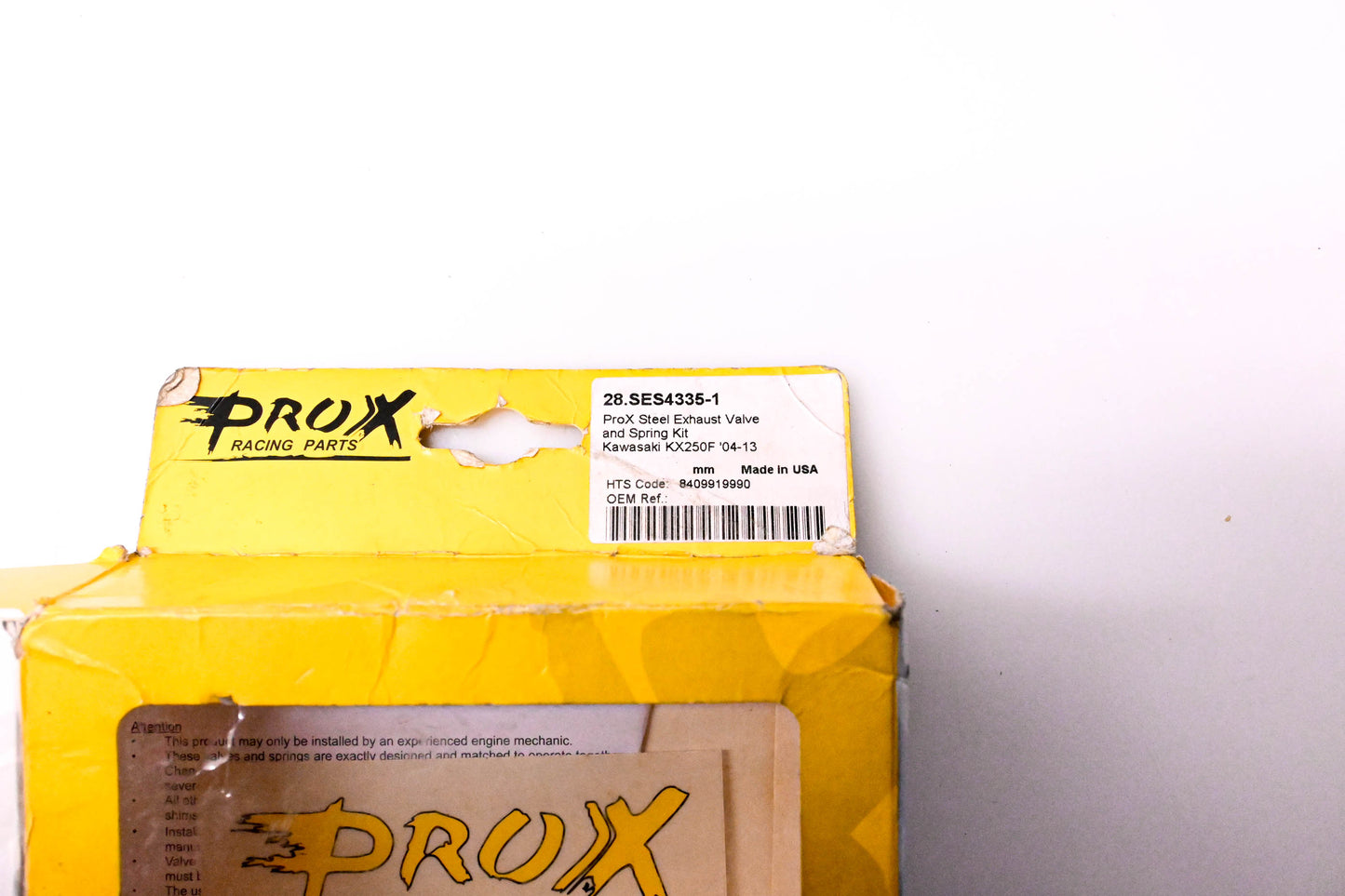 ProX 28.SES4335-1, 8409919990 Steel Exhaust Valve And Spring Kit NOS