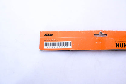 New OEM KTM 4710800700028 Number Plate NOS