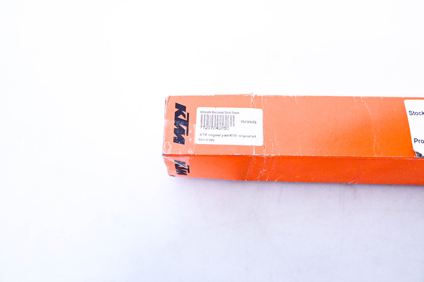New OEM KTM 77207040050 Seat Cover NOS