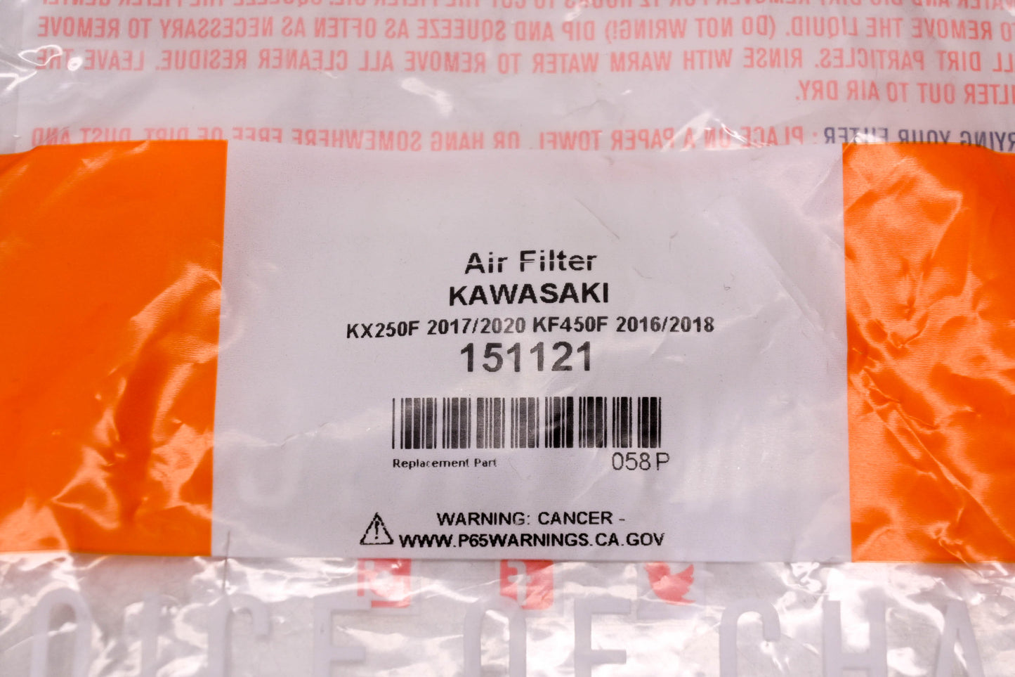 Twin Air 151121 Kawasaki Air Filter NOS