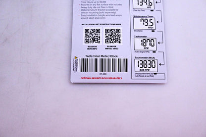 Works Connection 37-200 Tach-Hour Meter-Clock NOS