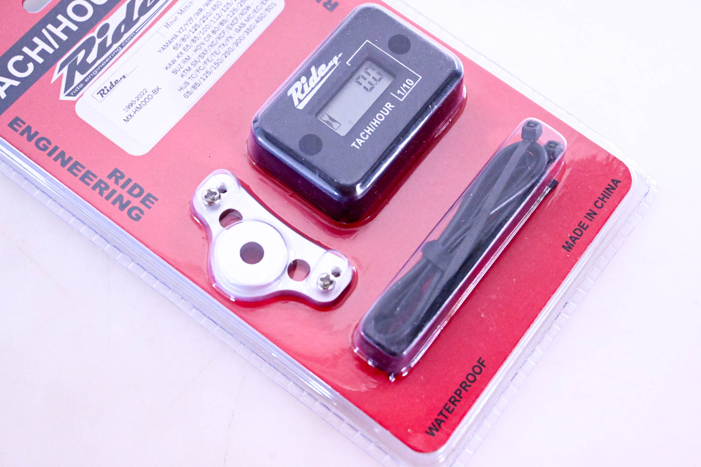 Ride Engineering MX-HM000-BK Tach/Hour Meter NOS