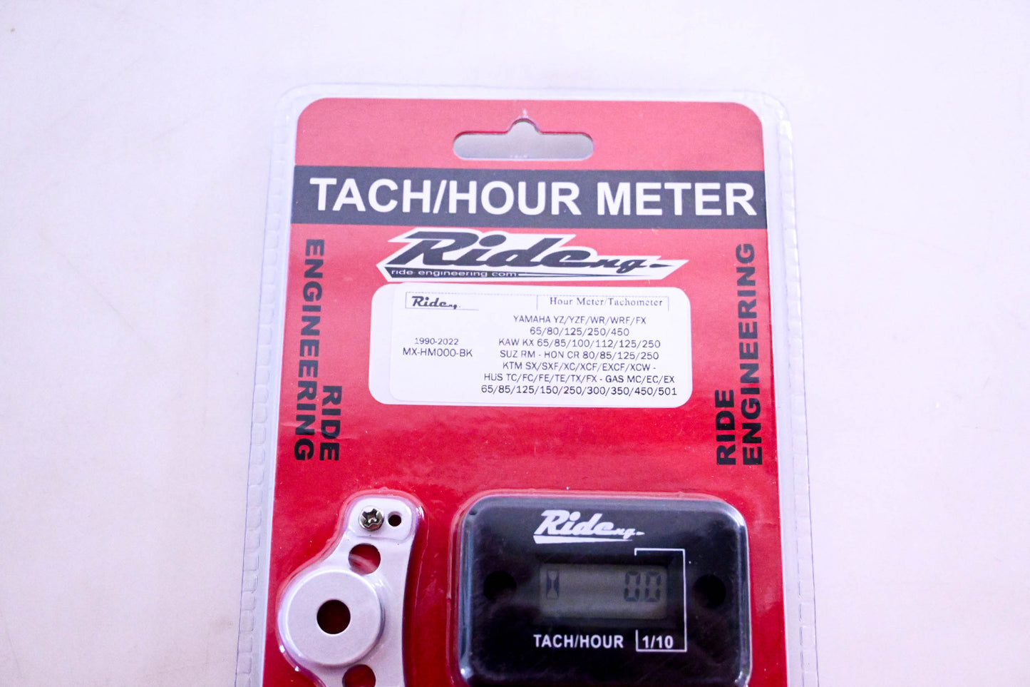 Ride Engineering MX-HM000-BK Tach/Hour Meter NOS