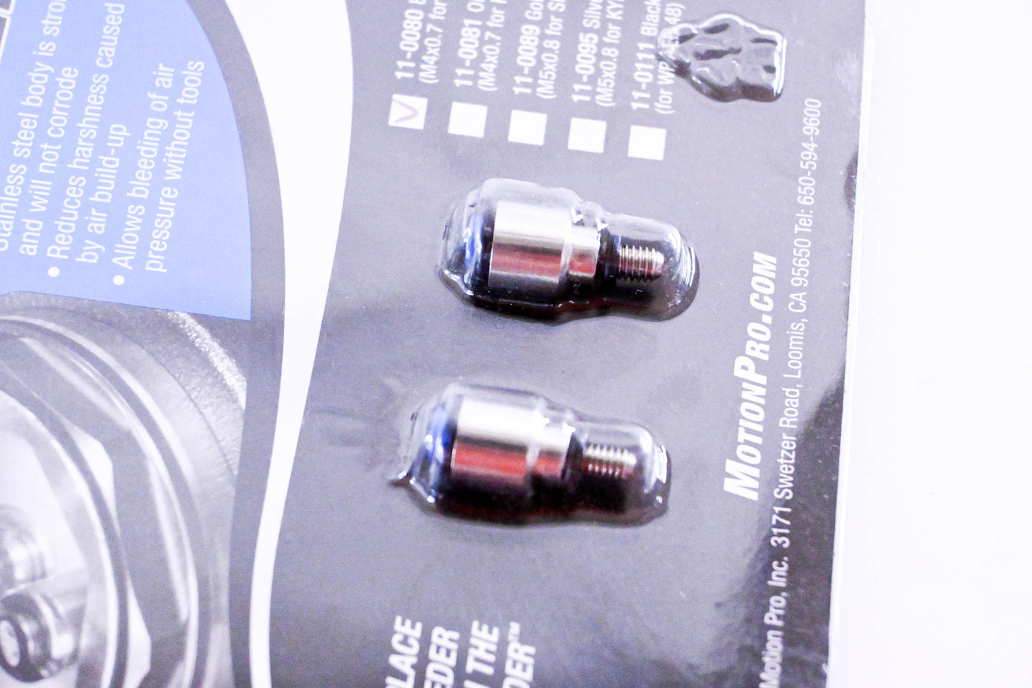Motion Pro 0404-0144, 253003, 11-0080 Micro Bleeder Kit NOS