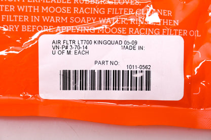 Moose Racing 1011-0562 KingQuad Air Filter NOS