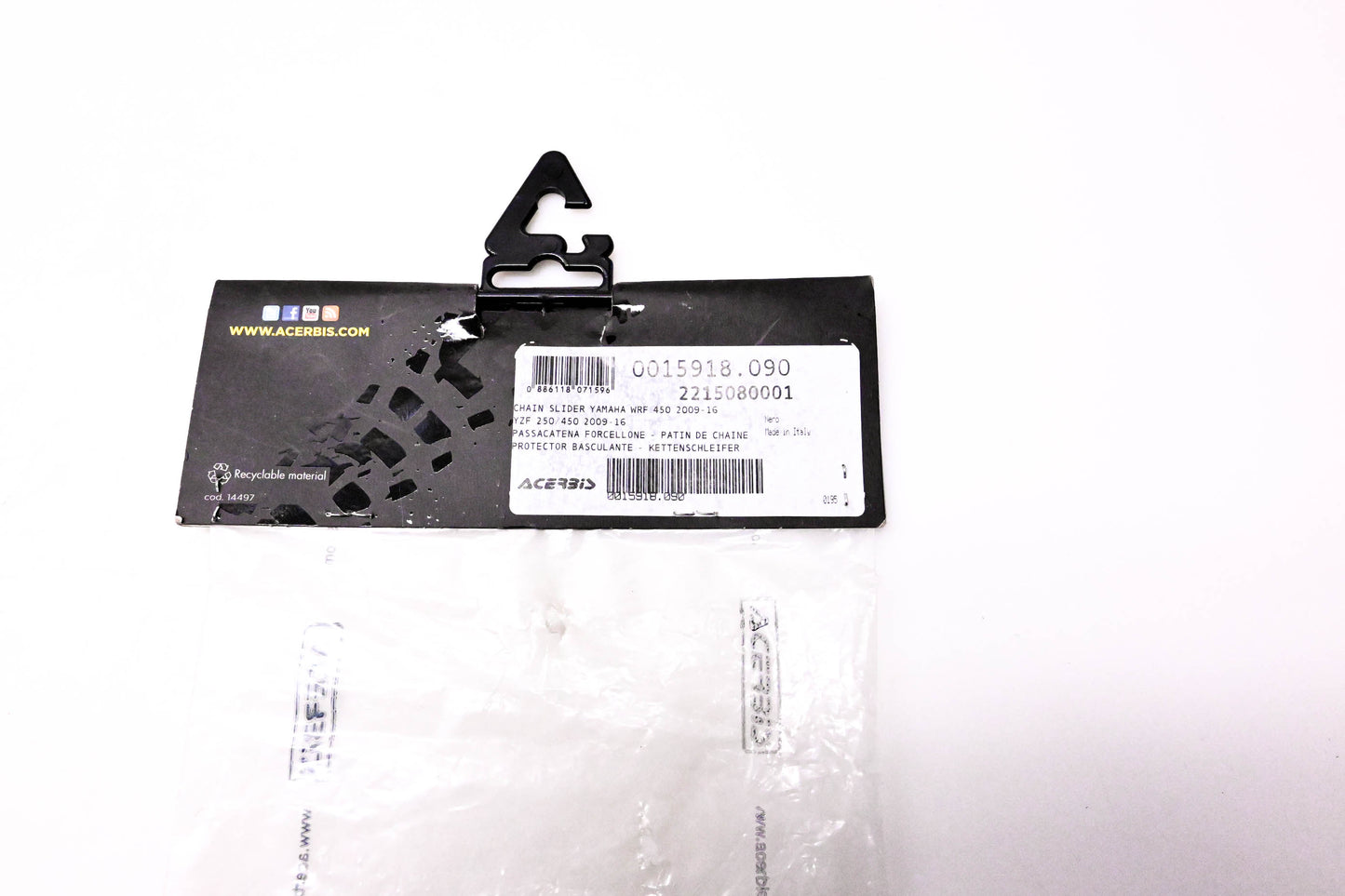 Acerbis 0015918.090, 2215080001 Chain Sled Black NOS