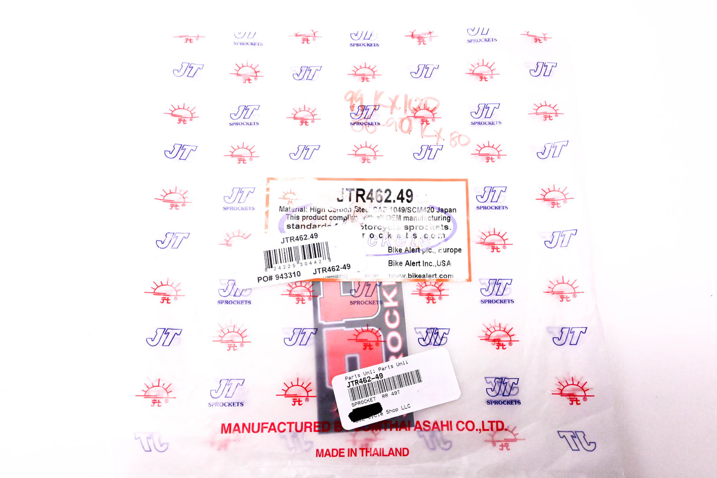 JT Sprocket JTR462.49, 943310 Rear Sprocket NOS