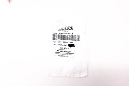 Mikuni N100604-162.5, KN1006041625 Main Jet NOS