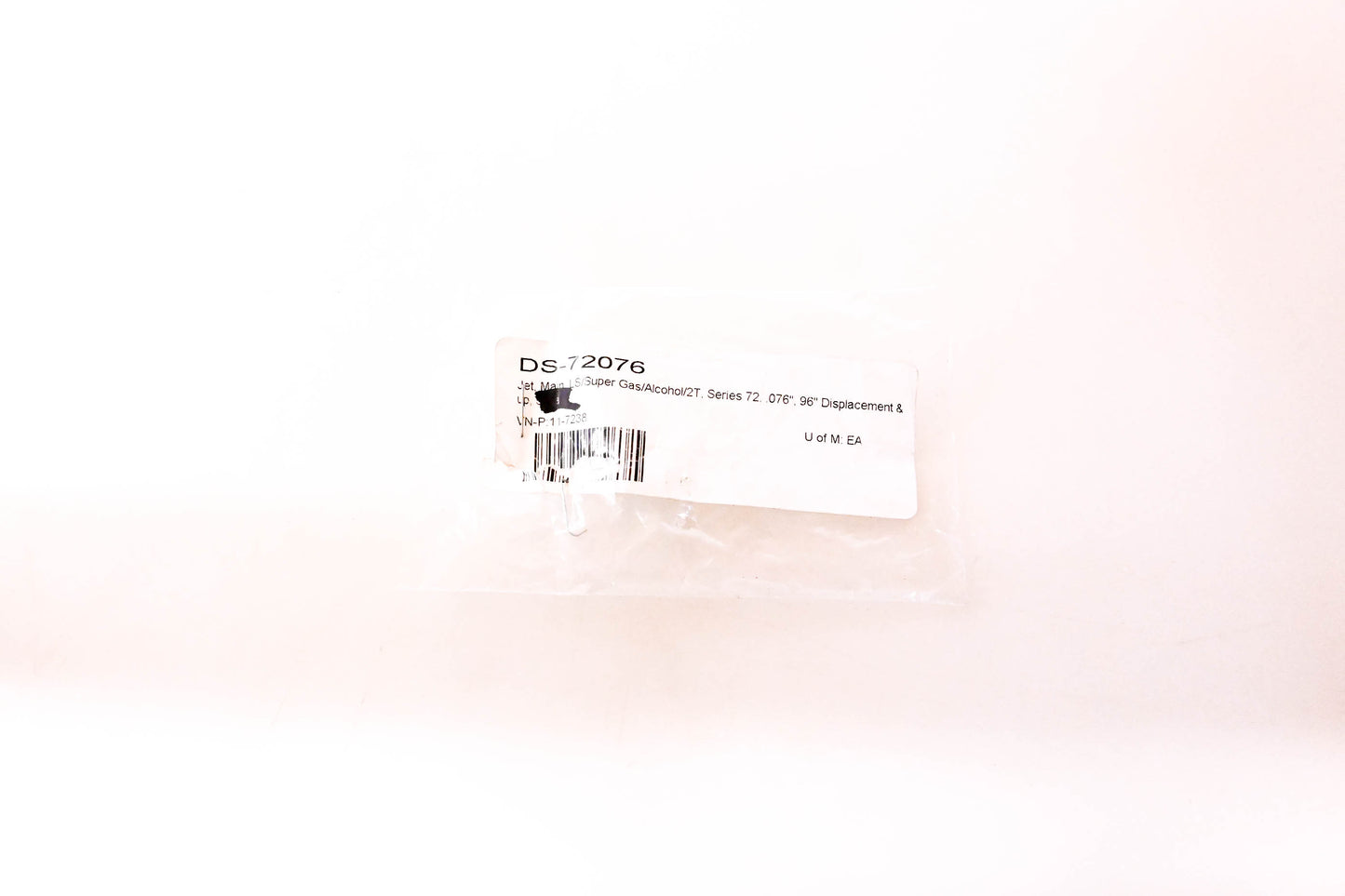 S&S DS-72076, 11-7238 Main Jet .076" NOS