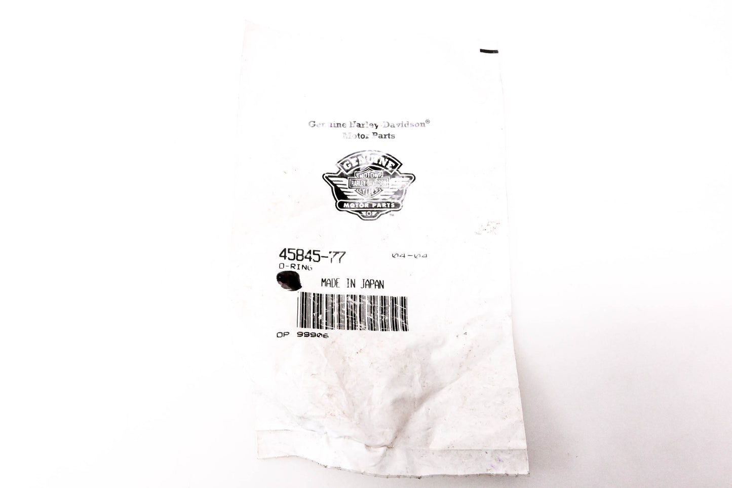 New OEM Harley-Davidson 45845-77, 99906 O-Ring NOS