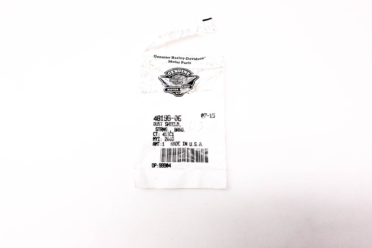 New OEM Harley-Davidson 48198-06 Dust Shield NOS
