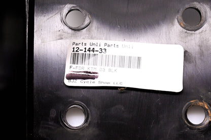 UFO KTO3074, 12-144-33 Black Front Fender for KTM