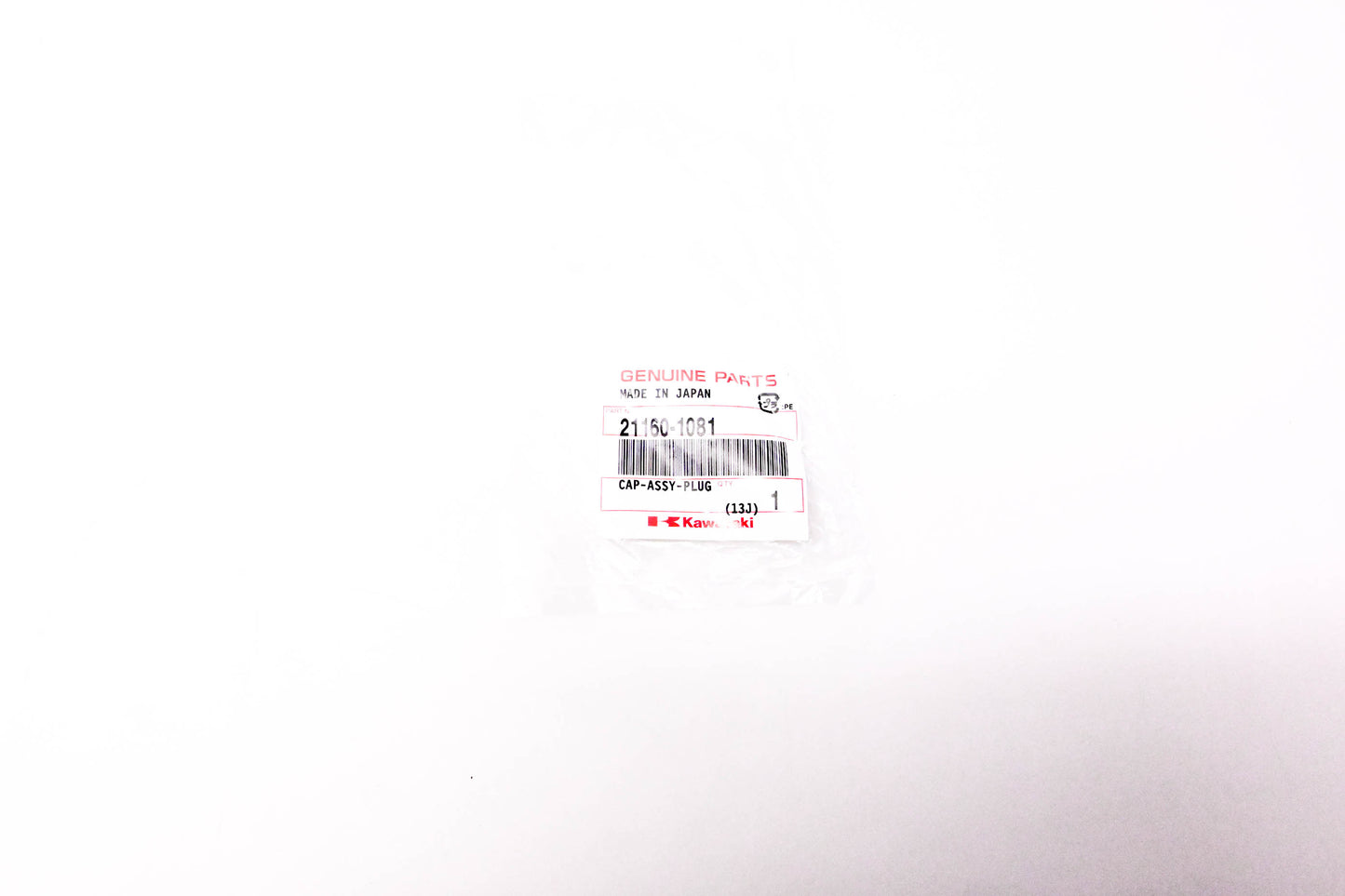 New OEM Kawasaki 21160-1081 Cap Assembly Plug NOS