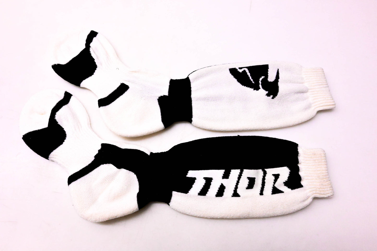 Thor 3431-0386 Pair of Youth Socks Black & White NOS