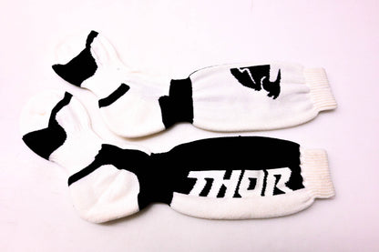 Thor 3431-0386 Pair of Youth Socks Black & White NOS