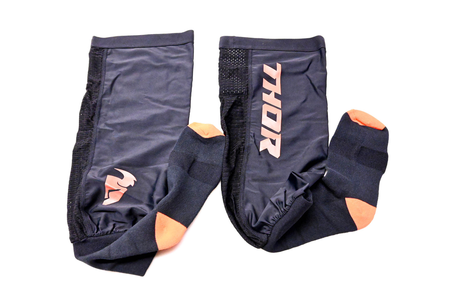 Thor 3431-0399 Pair of Socks Black & Orange S/M NOS
