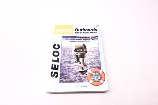 Seloc 978-0-89330-050-0, 0-89330-050-0, 1600 Suzuki Outboard Repair Manual 1988-03