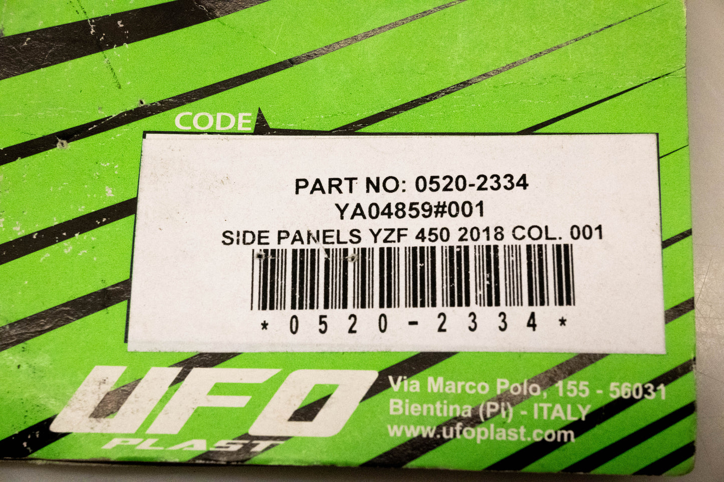 UFO 0520-2334, 2040590227 Side Panel NOS