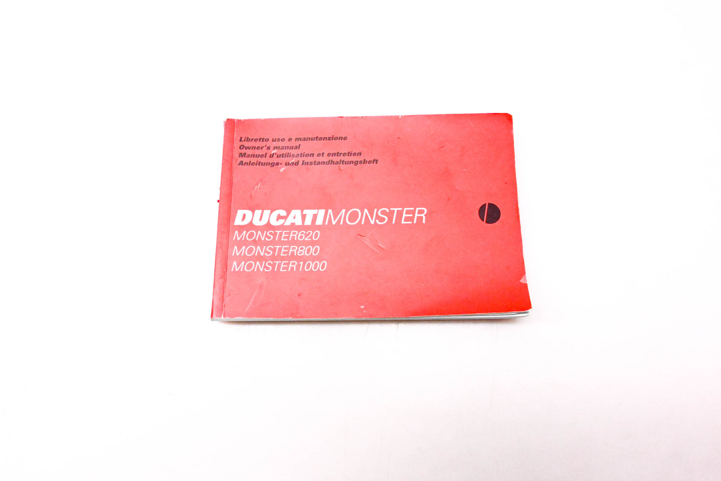 Ducati 913.7.084.1E Ducati Monster Owner's Manual
