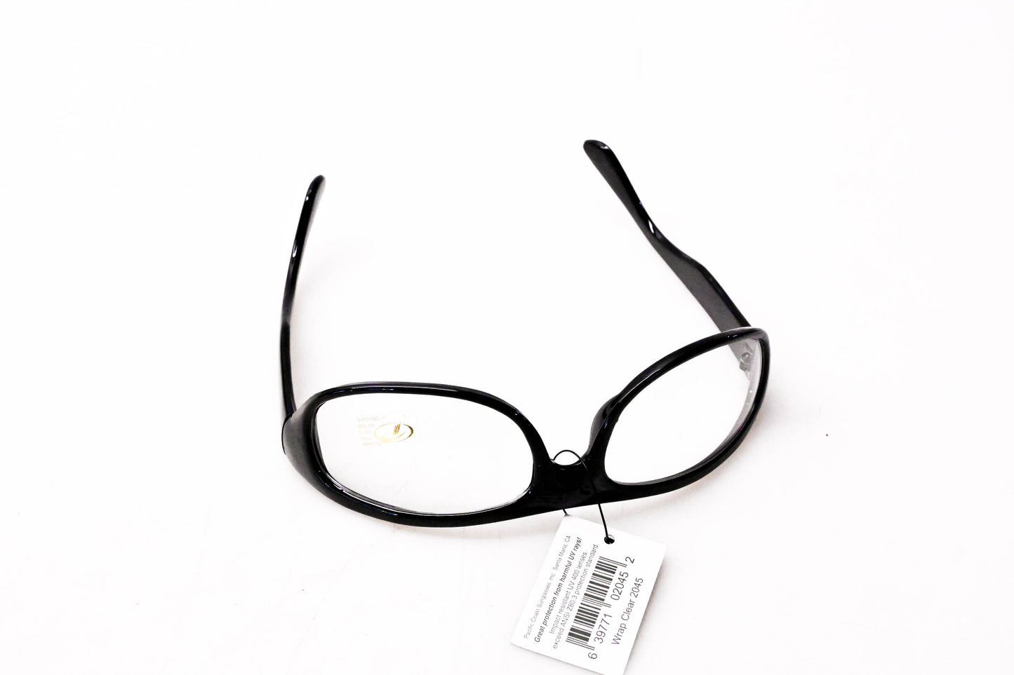 Kickstart 02045, 2045 Wrap Around Glasses Clear NOS
