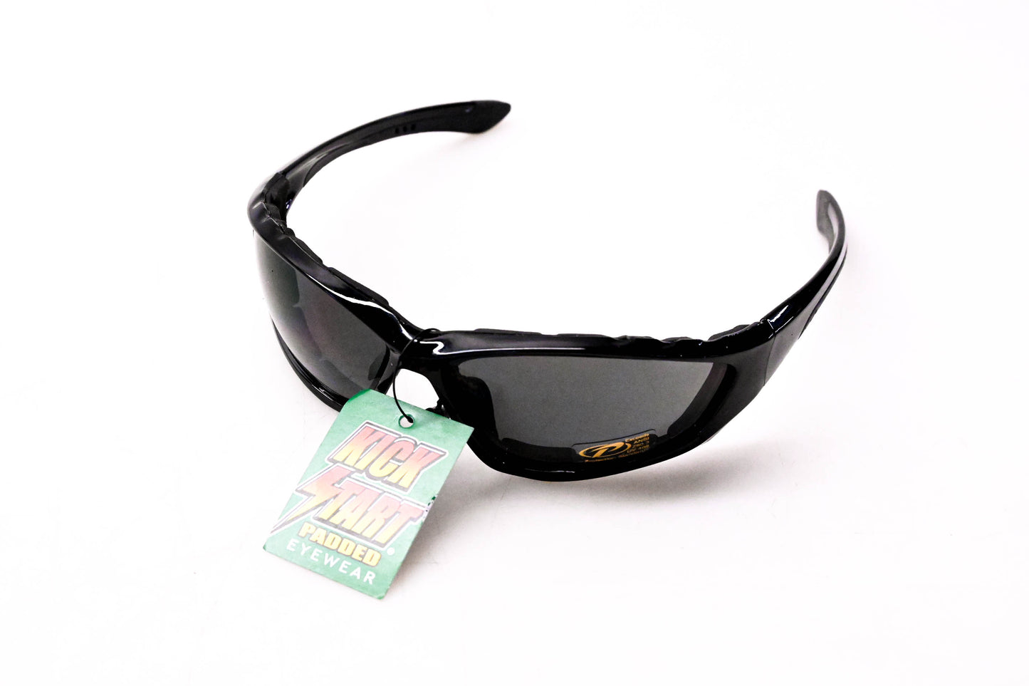 Kickstart 04301, 4301 Padded Wrap Around Glasses Smoke NOS
