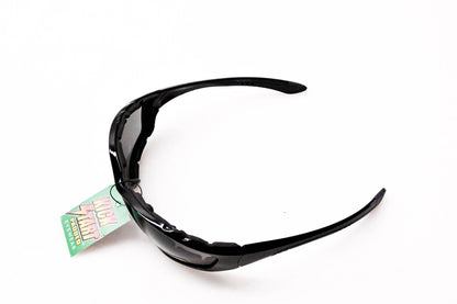 Kickstart 04301, 4301 Padded Wrap Around Glasses Smoke NOS