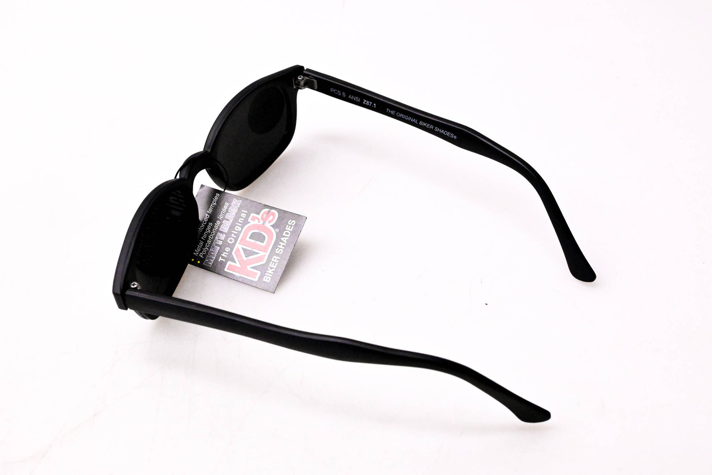 KD's 21120 Biker Sunglasses Grey/Matte NOS