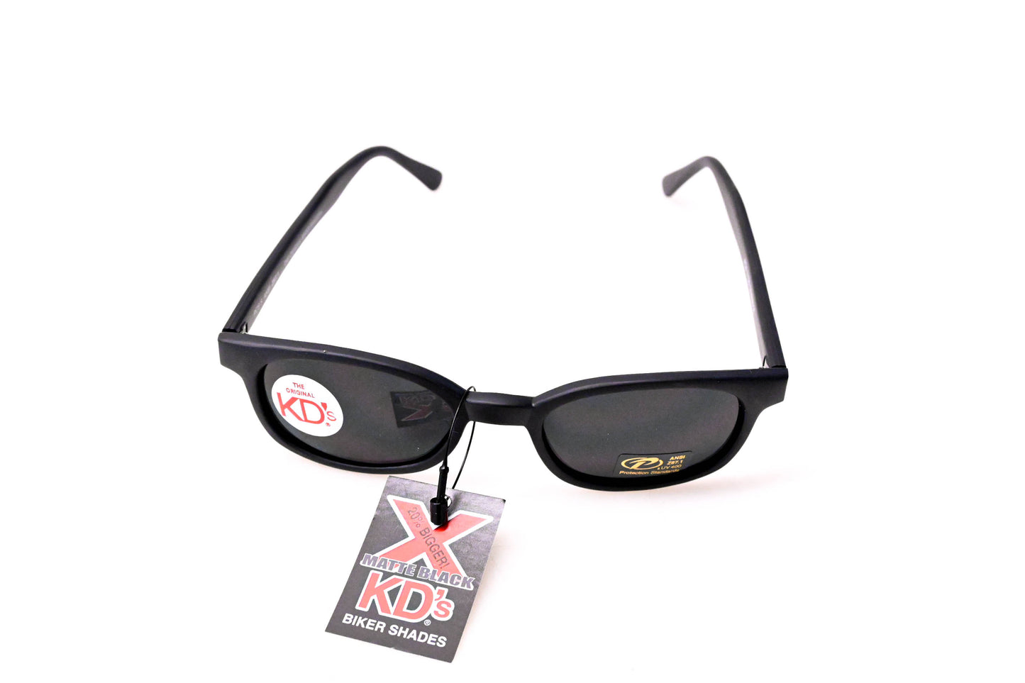 KD's 11120 Biker Sunglasses Grey/ Matte NOS