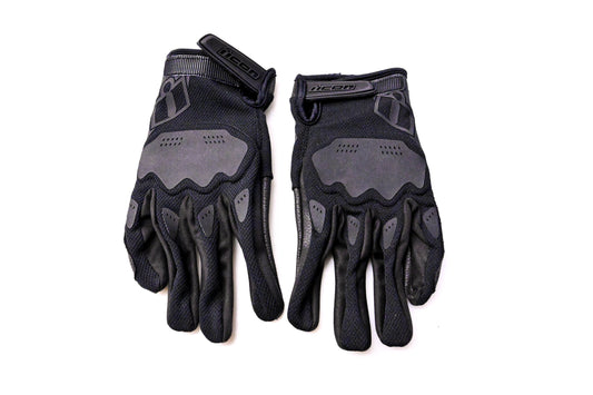 Icon 3301-3845 Pair of Hooligan Gloves Black Medium NOS