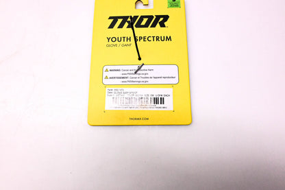 Thor 3332-1473 Pair of Youth Gloves Black & White SM NOS